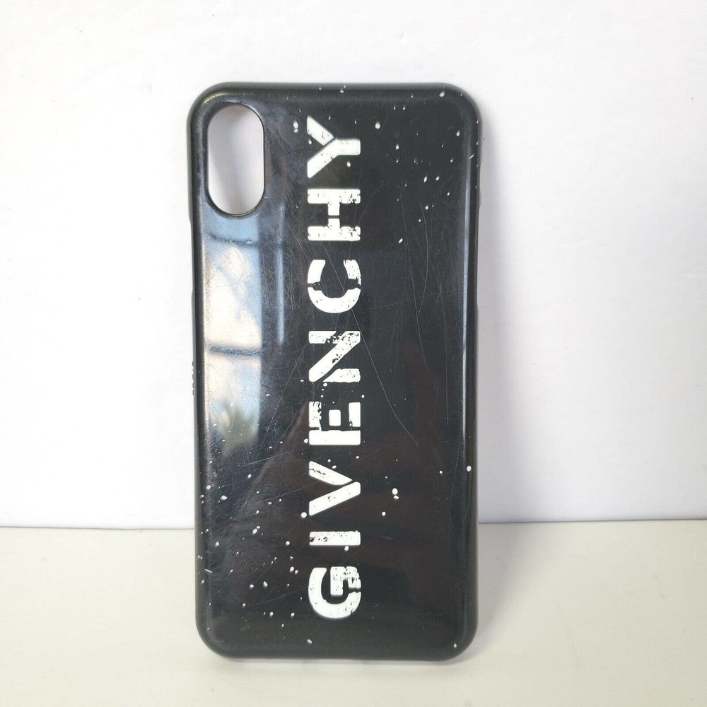 Givenchy IPhone Cases X XS Cell Phone Hard Cover Black White Logo Designer‎